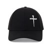 Bukesiyi Jesus 3 Nails Cross Hats for Men and Women,Christian