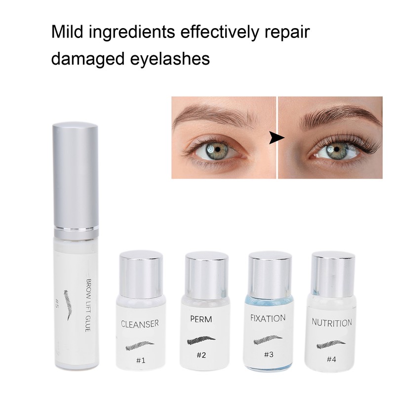 Professional DIY Eyebrows Styling Kit Mild Eyebrow Perming Tool Set