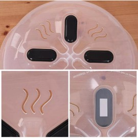 Unbranded Magnetic Microwave Anti Splatter Cover Plate Guard Lid With Steam Vent