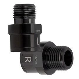 Bike Pedal Extenders Chrome Molybdenum Steel Bicycle Extended Pedal Spacer 16mm 1Pair Bicycle Pedal Extensions Extended Pedal Spacer Bicycle Pedal Extender Threaded Pedals Extenders Bike Extension Ac