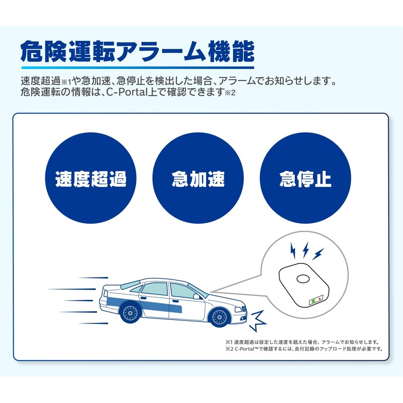 Comtec VMC100R Driving Management Device Stores Driving Records by Driver,