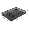 Metal Mesh Drawer Organizer Tray 5 Grids Multipurpose Stable Prevent