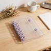 Purple A7 Mini Binder, Sticker Pad, Includes 10 Refills, 3D
