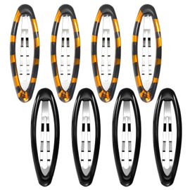 8 Pcs Hair Clip Barrettes for Women, Oval Large Snap Hair Clips, Non-Slip Metal Hairs Barrettes, Women's Accessories