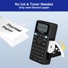 SUPVAN E11 Bluetooth Label Maker Machine with 4 Tapes, Support