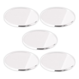 HAMILO Round Acrylic Display Stand, For Exhibitions, Photography, Product Display, Set of 5 (10 cm)