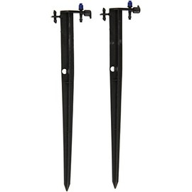 Orbit DripMaster 67137W Half Pattern Sprinkler Head on 12-Inch Stake