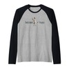 Saddleback Duck Hunting Logo Western Styled Ranch Raglan Baseball Tee