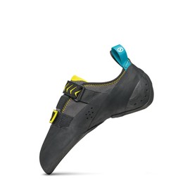 SCARPA Vapor V Rock Climbing & Bouldering Shoes - Smoke/Yellow - 8.5 Men/9.5 Women