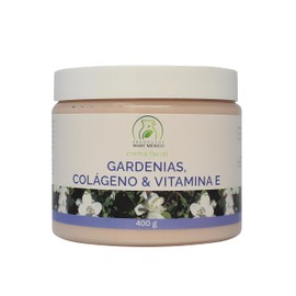 Crema Facial & Corporal De Gardenias, Colágeno y Vitamina E Piel Tersa 400g
