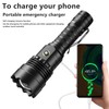 5800LM LED Waterproof Flashlight USB Rechargeable Outdoor Emergency Flashlight 5