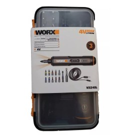 WORX  Worx WX240L 4V Max Lithium Cordless Screwdriver Set, 3yr LW! NEW