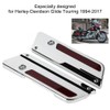 2 pcs Motorcycle Saddlebag Latch Cover Reflectors for Glide Touring
