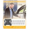 JUFZQO Pair Car Door Handle Reinforcement Plate Kit Compatible with