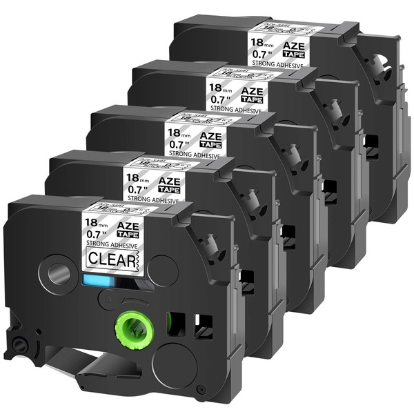 Cruxer Compatible for Brother TZE S141 18mm 3/4" Extra-Strength Adhesive