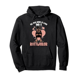 Rottweiler Dog Rottie Pullover Hoodie