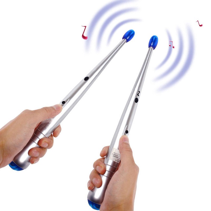 OFKPO 1 Pair Electronic Rhythm Drum Sticks, Air Drumstick for