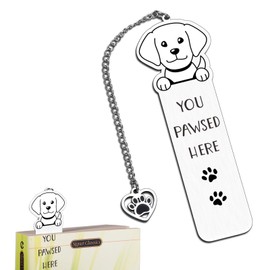 Cute Stocking Stuffers for Teens Teen Girls, Stocking Stuffers for Women, Cute Bookmarks Gifts for Book Lovers Dog Mom Gifts for Women, Dog Christmas Gifts for Dog Lovers Friends Coworker Dog Mom Dad