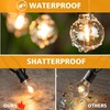 G40 LED Solar Replacement Bulbs,1W Equal to 5W, Plastic E12