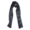 Royal Silk Dashing Black Silk Aviator Scarf Pure 100% Silk