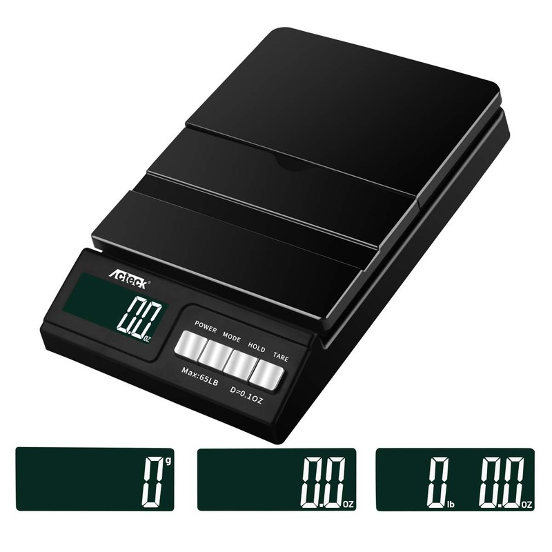 Acteck A-CE65 65LB Digital Shipping Postal Scale with AC Adapter,