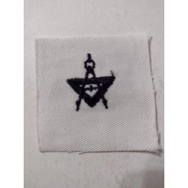 USN ILLUSTRATOR DRAFTSMAN DM STRIKER RATING BLUE ON WHITE :KY21-1