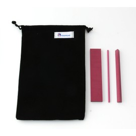 Ruby Whetstone #3000 Mold, High Quality Cutlery, For Precision Polishing, Finishing, Set of 3, Length 3.9 inches (10 cm)