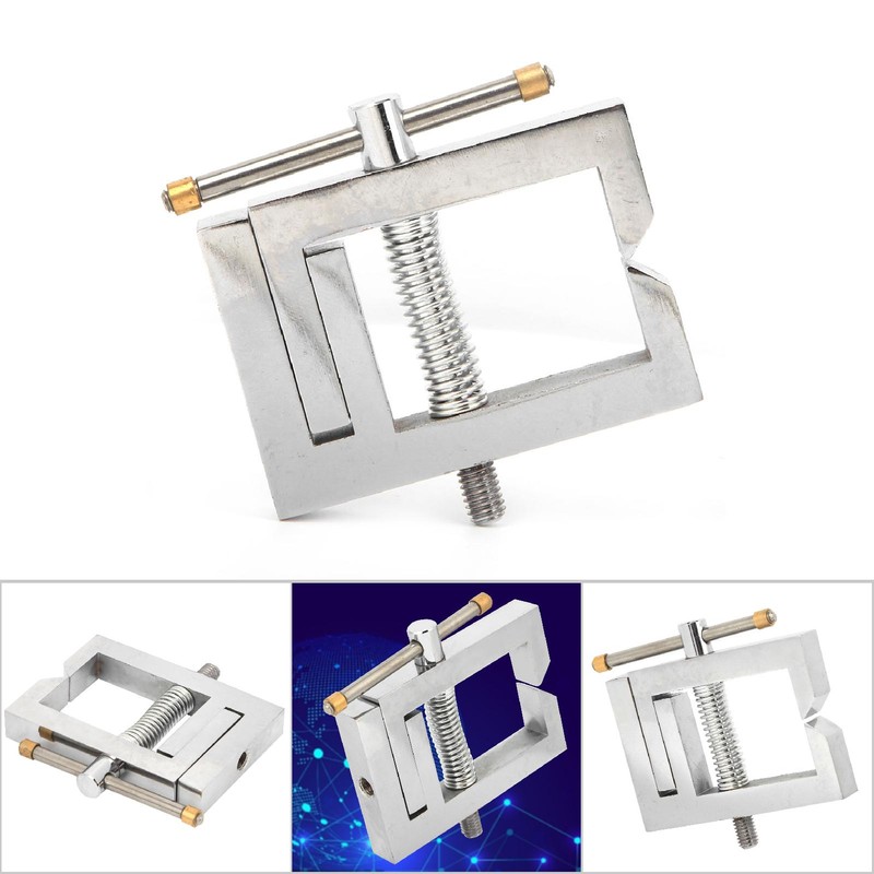 SJJ-06 Stainless Steel Thrust Tension Meter Clamp Micrometer Clamp for