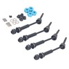 4Pcs RC Car Drive Shaft Set Front Rear Universal Axles