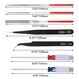 TOVOT 23PCS Model Tools Hobby Building Tools Craft Set Modeler Basic Building Kit for Gundam Model Assembling Building and Repairing