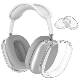 Protective Case for AirPods Max - Soft TPU Anti-Scratch Accessories, Lightweight & Flexible, Precise Cut-Outs Case for AirPods Max (Clear)