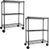 Simple Deluxe Heavy Duty 3-Tier Storage Shelves 750Lb Capacity, 24.02"