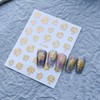 Black and White Lattice Houndstooth Leopard Zebra Pattern Nail Stickers