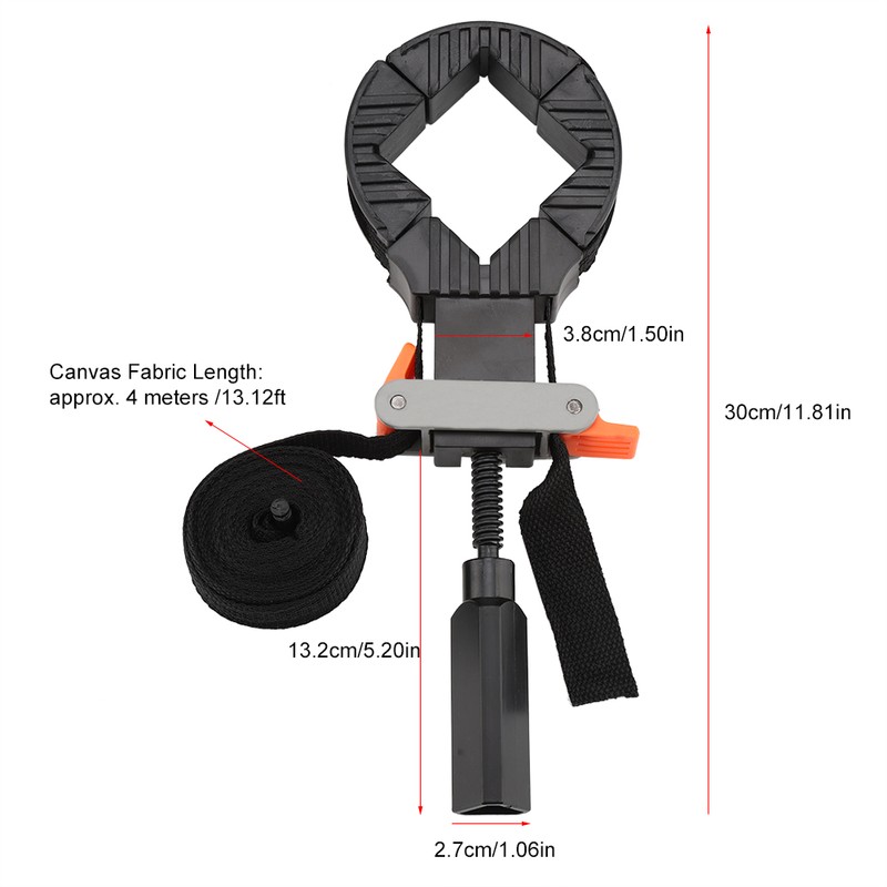Fast Adjustable Band Strap 4 Jaws Corner Clamp for Picture