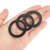 PATIKIL M30 Rubber Flat Washer, 8 Pack 30mm ID 39mm