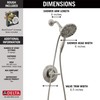 Delta Arvo 14 Series Brushed Nickel Shower Faucet Set with