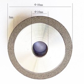 CBN Resin Bond Internal Grinding Wheel 100% Boron Nitride Internal Circular Grit 120# for Stainless High Speed Steel Titanium Alloy (D40 H20 B10)