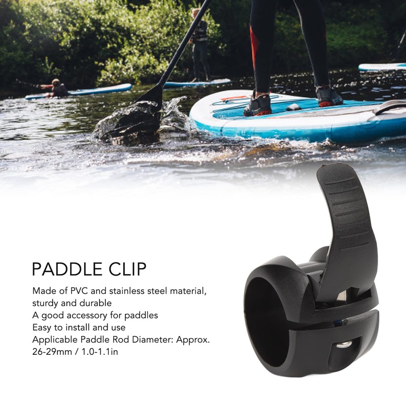 Garsent Sturdy and Durable PVC Stainless Steel Paddle Clamp, Quick