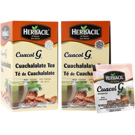Herbacil Te De Cuachalalate, 2-pack of 25 tea bags per box (50 bags)