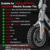 BANGTING 2PCS 60/70-6.5 Scooter Tire, 10x2.5 inch Tire Solid for
