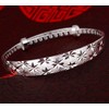 Jewelry Silver Womens Charm Bangle Bracelet Gift Durable and clever