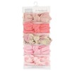 Hudson Baby Infant Girl Cotton Headbands 5pk, Boho Flower, 0-24