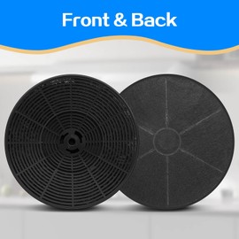 CF-0475 Replacement Charcoal Filter for SNDOAS Under Cabinet Range Hood,Compatible with US0475B,US0475BPB,US0475BTC,US0475A,Ductless Recirculation,Ventless used,1 Carbon filter in Round Shape