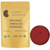 CARMEL ORGANICS Organic Hibiscus Petals Powder 28 Ounce or 1.75