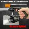 [Gas Not Included]Cool Butane Windproof Torch Lighter,with 2 Flame Modes,Refillable,