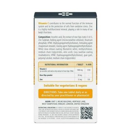 Agan Vitamin C 1000mg with Rose Hips & Zinc 30tabs