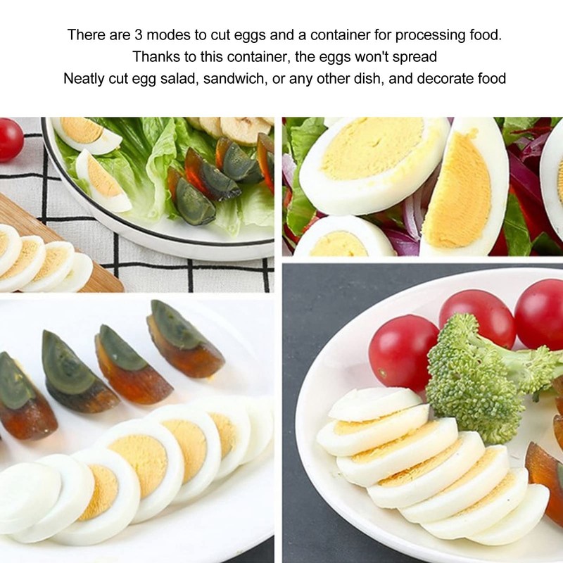 Egg Cutting Tool, Egg Cutter, Grape Cutter, Egg Slicer, 3