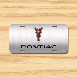 Amel Pontiac Vibe GTO G6 G8 Firebird Aztec Vehicle License Plate Front Auto Tag NEW