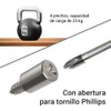 100 Clavijas de Soporte de Tornillo Autorroscantes, Jeswo Pin de