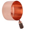 Sauce Pan Wooden Handle Rose Gold Stainless Steel Sauce Pot